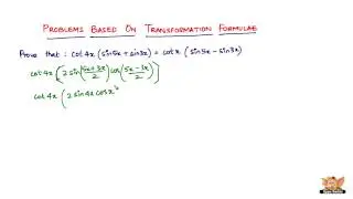 How to solve problems based on transformation formulae?-- Vol. 8/8