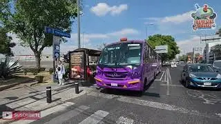Caminando Av.Taxqueña Rumbo a Eje Central Torre Latino Américana Ciudad de México,Un Buen Consejo !!