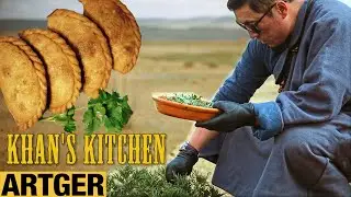 Khuushuur for The KING with STINGING NETTLE and CLOTTED CREAM | Khan's Kitchen