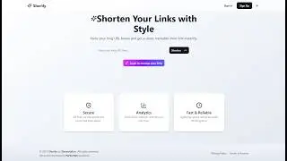 URL Shortener App Demo | Custom Links, QR Codes, Analytics