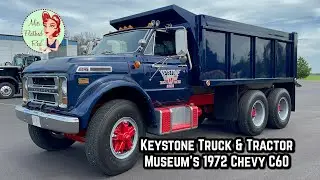 Экскурсия по самосвалу Chevrolet C60 1972 года в музее грузовиков и тракторов Keystone