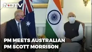 PM Modi Meets Australia's Scott Morrison Ahead Of Quad Leaders' Summit