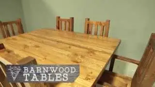 Barnwood Tables - Viking Log Furniture