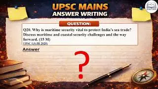 UPSC Mains Answer Writing Practice GS-III Q. No. 20
