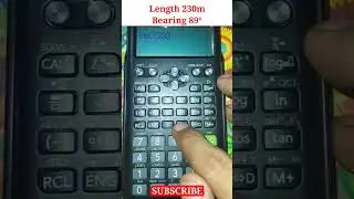 Find latitude & departure👍👍👍👇 #calculator#shortsfeed
