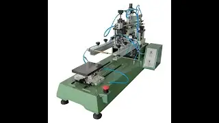 Small mobile tabletop screen printing machine