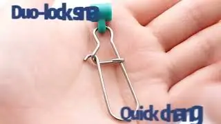 Heavy Duty Sinker Slides Duo Lock Snaps High-Strength Fishing Swivel Snap#fishingtackle