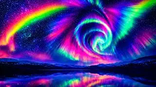 Aurora Borealis & Northern Lights | 4K TV OLED Wallpaper | Calming Background Sound