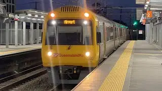 Trains at Morningside and disrupted replacement buses at 8 Mile Plains 