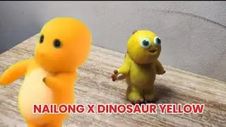 NAILONG X YELLOW DINOSAUR wowww very funny