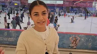 Going Ice Skating for the first time in Dubai Mall