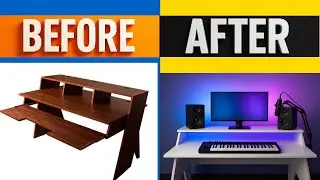Old Table को Modern Studio Setup में बदल दिया! 😍 | DIY Before After Transformation&rdquo;🔹 &ldquo;Simple Table 