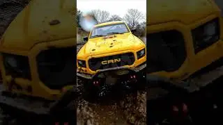 Ultra Realistic RC Off-Road Truck in Mud & River | 8K #cuteanimals #automobile #rccar #djremi