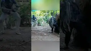 2-horned monster attacks people - 4