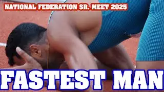 FASTEST MAN  IN  NATONAL FED. SENIOR ATHLETICS COMPETITION 2025