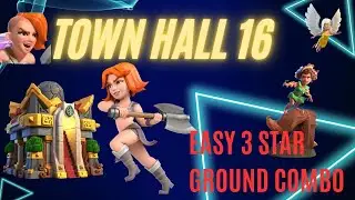 COC GROUND ATTACK STRATEGY- 3 STAR in 1min 45sec - Town Hall 16