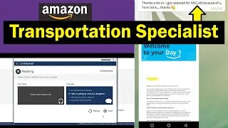 Amazon Transportation Specialist Interview Questions and Answers | ROC