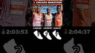 Shoes Podium | Chicago Marathon 2025