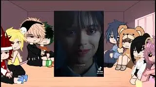 Mha react to Wednesday  (all parts)