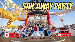 🔴LIVE Disney Density Cruise Ship - Sail Away Party