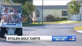 Charlotte County deputies warn residents to secure golf carts after recent thefts