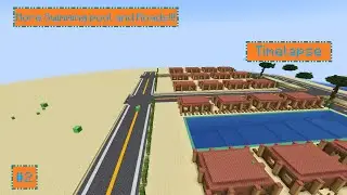 How to Build Island Beach S2 More Swimming pool and Roads!!! Minecraft Timelapse