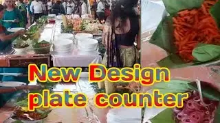 New plate counter design by khusi catering event program.#khushicatering #dhenkanal #wedding