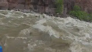 Rafting the Yampa Warm Springs Rapid 5-10-2018