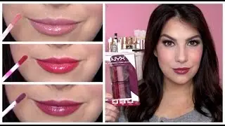 NYX Pure Decadence Butter Gloss Set Review
