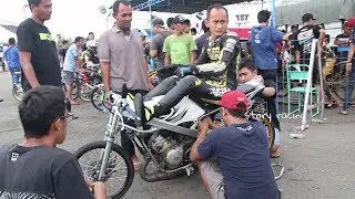 KeKompakan Team MEKANIK dan Pembalap EKO KODOK Sang Maestro Drag Bike Indonesia