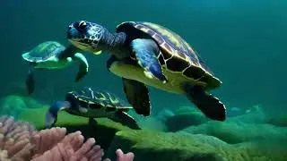 AI-Generated Underwater World: A Creative Journey