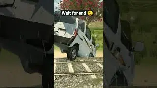 Maruti Ecco Train Crashed ☠️😲#shortvideo #games #youtubeshorts #likeandsubscribe