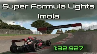 iRacing SFL Super Formula Lights Imola Q Hotlap 1:32.927 - 2025 Season 4