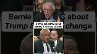 Bernie Sanders asks RFK about Trump&rsquo;s climate change hoax comments