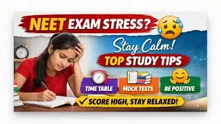 NEET 2026: Stress Kam Karo, Score High Karo!