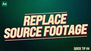 Замена исходного материала в After Effects | Учебное пособие Adobe