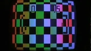 1977 Sears Pong Sports IV psychedelic video game console