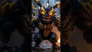 Pikachu + Venom #pika#venom #shorts