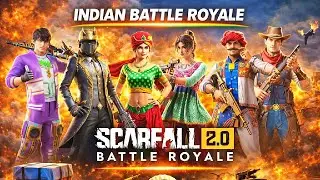 ScarFall Live Stream 🔴 Desi BR Action | Hindi Commentary