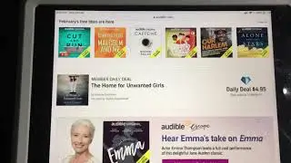Where to find Audible daily deals.