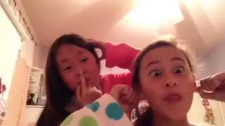Emily and Amanda prank sleepover video