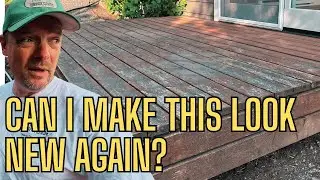 How To Refinish a Cedar Deck ASMR, #deckcleaning, #asmr, #howtorefinishadeck,