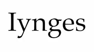 How to Pronounce Iynges