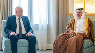 HRH the CP and PM meets with the Minister of Interior of the State of Palestine