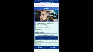 Salon Appointment Booking App Demo for Customers in Hindi