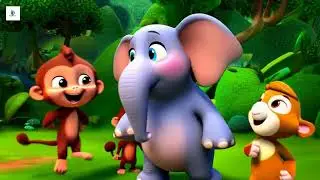 Elephants Have Wrinkles 🐘 | Funny Animal Song for Kids | Depali rani