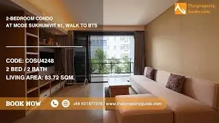 Chic Urban Retreat &ndash; 2-Bedroom Condo at Mode Sukhumvit 61, Walk to BTS, Bangkok, Thailand