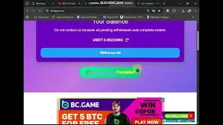 Without investment and free Crypto from new USDT PTC ads short lens website