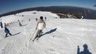 Summit ski run - Mt Buller (top to bottom)