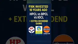 ₹10K Invested 10 Years Ago | HPCL vs BPCl vs IOCL
